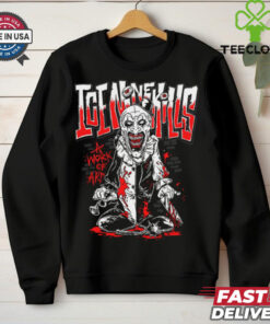 Official Ice Nine Kills A Work of Art Horror Clown Graphic 2024 T shirt