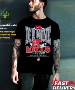 Official Ice Nine Kills IX ’91 Meat & Greet Starling Vs Buffalo Bill NFL T Shirts