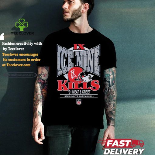 Official Ice Nine Kills IX ’91 Meat & Greet Starling Vs Buffalo Bill NFL T Shirts