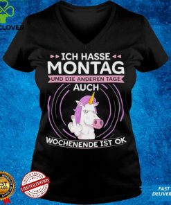 Official Ich hasse Montag Einhorn Unicorn Lustig Shirt