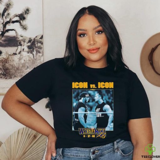 Official Icon Vs Icon The Rock Hulk Hogan Shirt