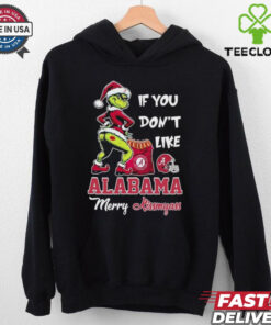 Official If You Don’t Like Alabama Crimson Tide Merry Kissmyass T Shirt