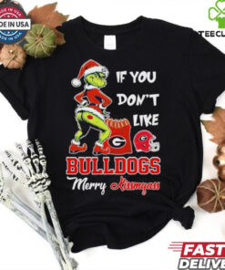 Official If You Don’t Like Georgia Bulldogs Merry Kissmyass T Shirt 2 Official If You Don’t Like Georgia Bulldogs Merry Kissmyass T Shirt