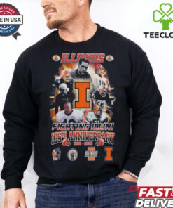 Official Illinois Fighting Illini 135th Anniversary 1890 2025 Vintage Shirt