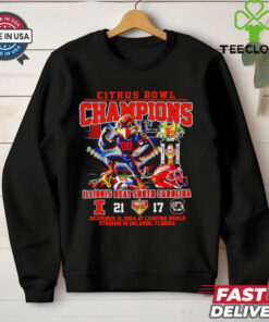 Official Illinois Fighting Illini Beat South Carolina Citrus Bowl Champions mascot Best Selling shirt