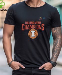 Official Illinois Fighting Illini Fanatics Branded 2024 Big Ten Men's Basketball Conference Tournament Champions T Shirt