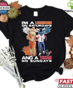 Official I’m A Longhorn On Saturdays And A Texan On Sundays Shirt