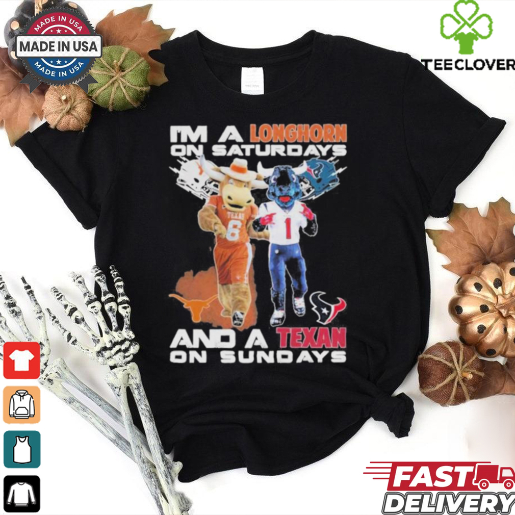 Official I’m A Longhorn On Saturdays And A Texan On Sundays Shirt Official I’m A Longhorn On Saturdays And A Texan On Sundays Shirt