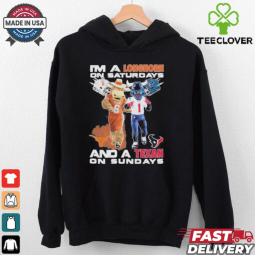 Official I’m A Longhorn On Saturdays And A Texan On Sundays Shirt