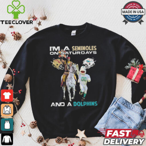 Official I’m A Seminoles On Saturdays And A Dolphins On Sundays Mascot 2024 Shirt