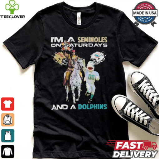 Official I’m A Seminoles On Saturdays And A Dolphins On Sundays Mascot 2024 Shirt