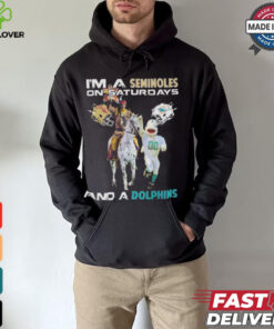 Official I’m A Seminoles On Saturdays And A Dolphins On Sundays Mascot 2024 Shirt