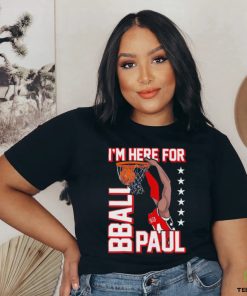 Official I’m Here For Bball Paul Shirt
