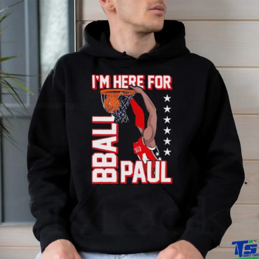 Official I’m Here For Bball Paul Shirt