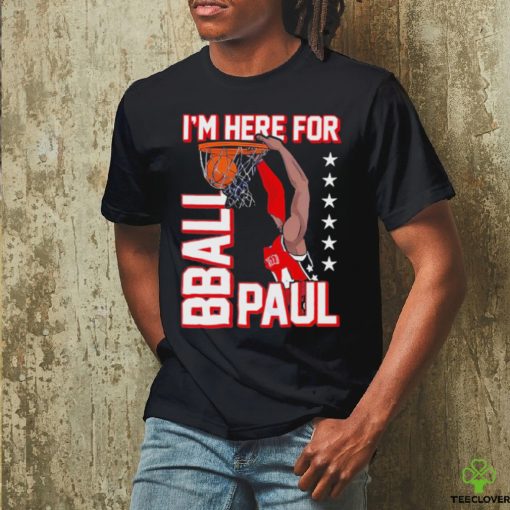 Official I’m Here For Bball Paul Shirt