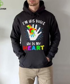 Official I’m His Voice He Is My Heart Autism Awareness Svg T shirt