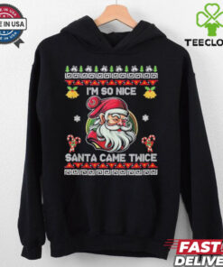 Official I’m So Nice Santa Came Twice Ugly Christmas Santa Claus 2024 T shirt 1 Official I’m So Nice Santa Came Twice Ugly Christmas Santa Claus 2024 T shirt
