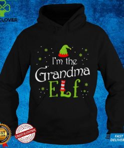 Official I'm The Grandma Elf Shirt Xmas Matching Christmas For Family T Shirt