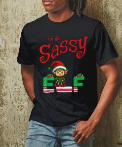 Official I’m The Sassy Elf Raglan Christmas Baseball T Shirt