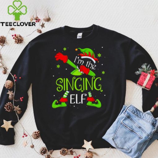 Official I’m The Singing Elf Dabbing Santa Shirt hoodie, sweater hoodie, sweater, longsleeve, shirt v-neck, t-shirt