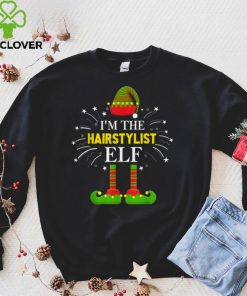 Official I’m the Hairstylist Elf Family Matching Group Xmas Costume T Shirt Hoodie, Sweat