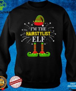 Official I'm the Hairstylist Elf Family Matching Group Xmas Costume T Shirt Hoodie, Sweat