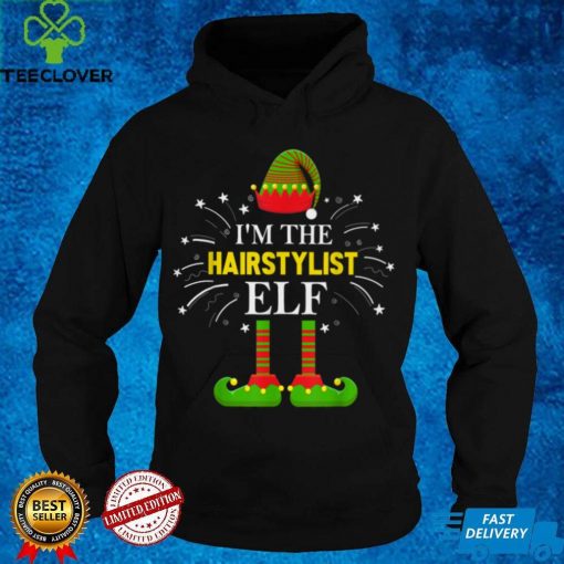 Official I’m the Hairstylist Elf Family Matching Group Xmas Costume T Shirt Hoodie, Sweat