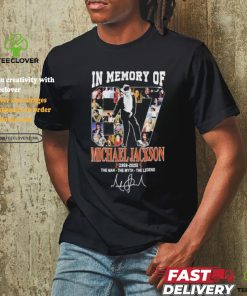 Official In Memory Of 87 Michael Jackson 1958 2025 The Man The Myth The Legend Signature Unisex T Shirt