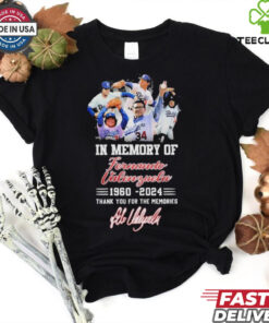 Official In Memory Of Fernando Valenzuela Signature Shirt