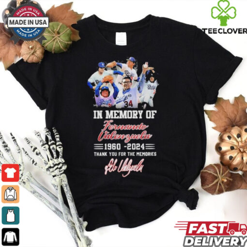 Official In Memory Of Fernando Valenzuela Signature Shirt