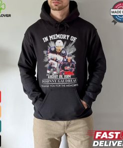 Official In Memory Of Johnny Gaudreau August 29, 2024 Thank You For The Memories Signature Shirt