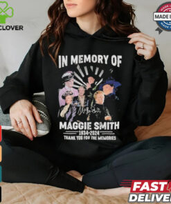 Official In Memory Of Maggie Smith 1934 2024 Thank You For The Memories T Shirt