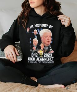 Official In Memory Of Rick Jeanneret 1942 2023 Memories Shirt 1 Official In Memory Of Rick Jeanneret 1942 2023 Memories Shirt