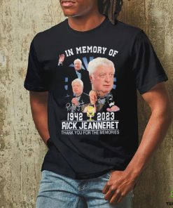 Official In Memory Of Rick Jeanneret 1942 2023 Memories Shirt 2 Official In Memory Of Rick Jeanneret 1942 2023 Memories Shirt