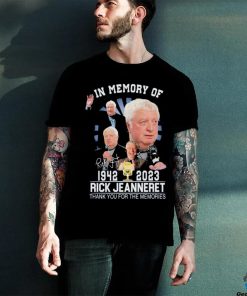 Official In Memory Of Rick Jeanneret 1942 2023 Memories Shirt 3 Official In Memory Of Rick Jeanneret 1942 2023 Memories Shirt