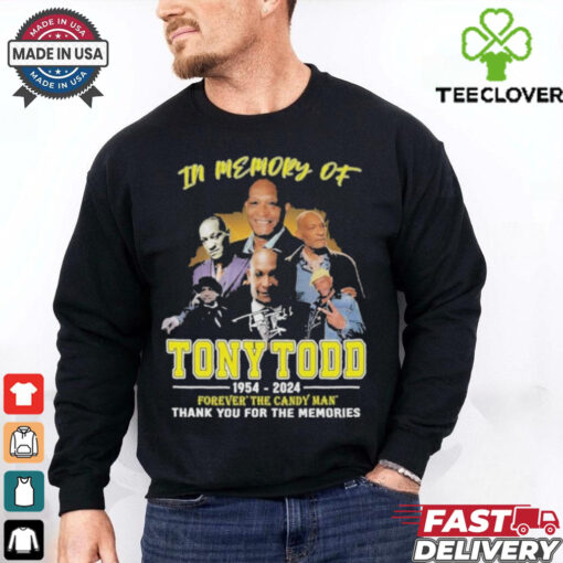 Official In Memory Of Tony Todd 1954 2024 Thank You For The Memories  T Shirt