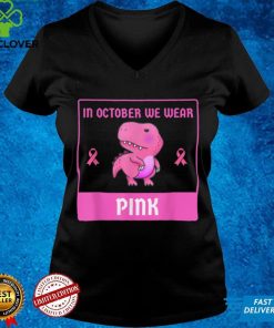 Official In October We Wear Pink For Awareness Toddler Breast Cancer T Shirt Hoodie, Sweat