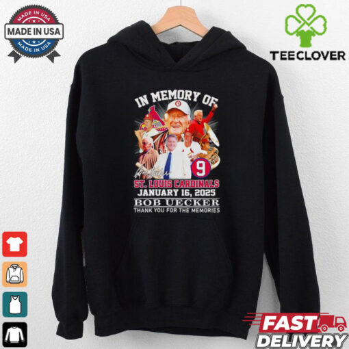 Official In memory of St Louis Cardinals January 16 2025 Bob Uecker thank you for the memories shirt