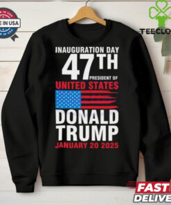 Official Inauguration Day 47th President Of United States Shirt