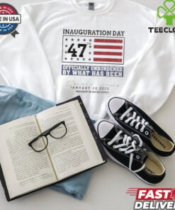 Official Inauguration Day Unburdened By What Has Been Trump Victory 2025 T Shirt