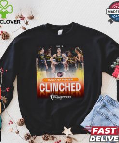 Official Indiana Fever Clinched WNBA Playoffs 2024 shirt
