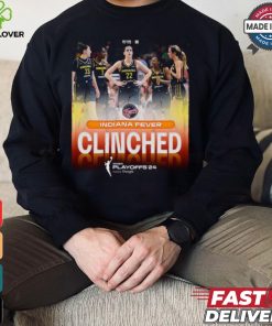 Official Indiana Fever Clinched WNBA Playoffs 2024 shirt