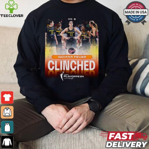 Official Indiana Fever Clinched WNBA Playoffs 2024 shirt