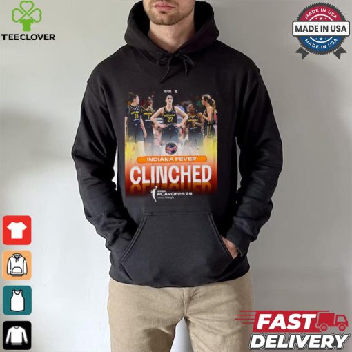 Official Indiana Fever Clinched WNBA Playoffs 2024 shirt