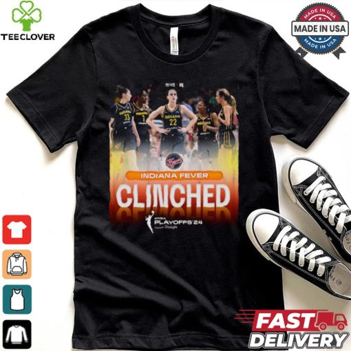 Official Indiana Fever Clinched WNBA Playoffs 2024 shirt