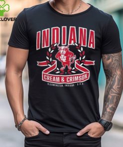 Official Indiana Hoosiers Cream & Crimson Bloomington Indiana USA T Shirt