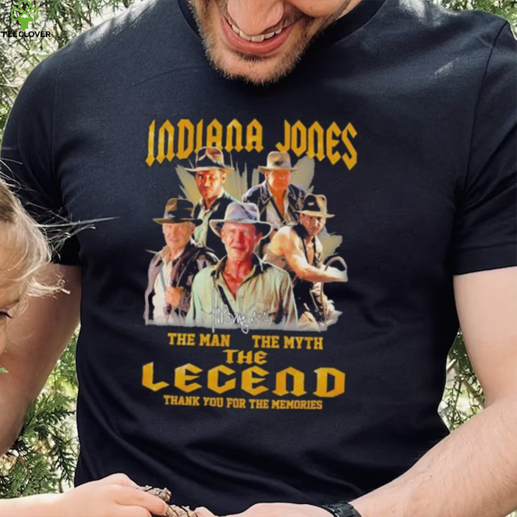 Official Indiana Jones The Man The Myth The Legend Thank You For The Memories 2023 T shirt Official Indiana Jones The Man The Myth The Legend Thank You For The Memories 2023 T shirt