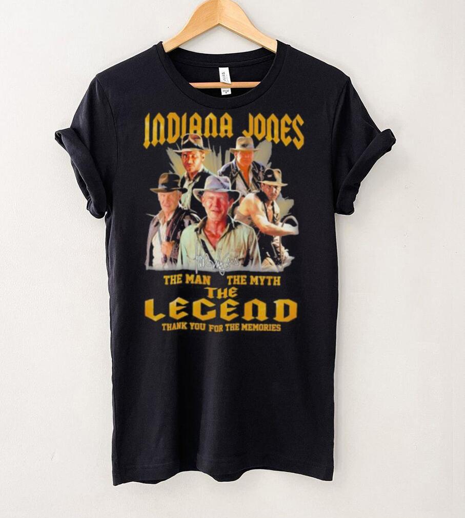 Official Indiana Jones The Man The Myth The Legend Thank You For The Memories 2023 T shirt Official Indiana Jones The Man The Myth The Legend Thank You For The Memories 2023 T shirt