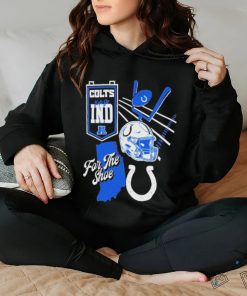 Official Indianapolis Colts Split Zone T Shirt