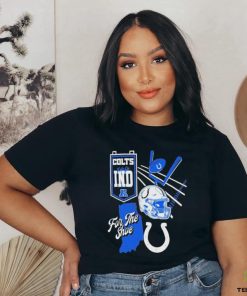 Official Indianapolis Colts Split Zone T Shirt